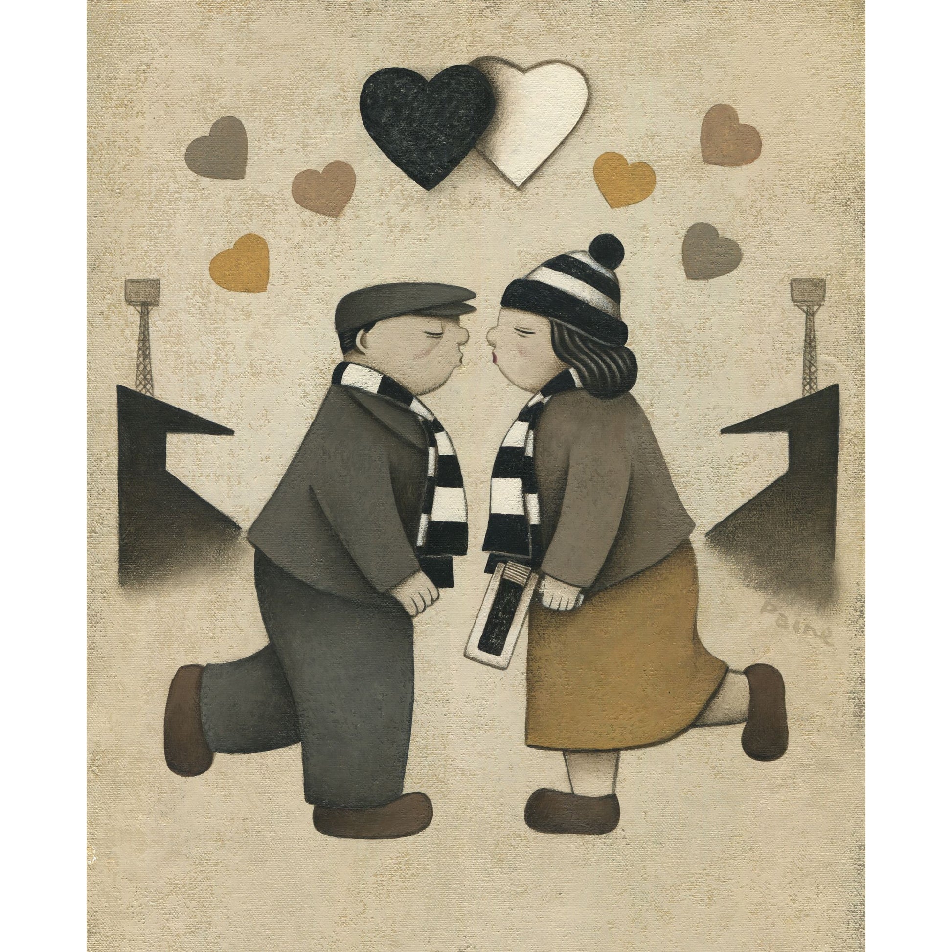 Port Vale Gift Love on the Terraces Ltd Signed Football Print by Paine Proffitt | BWSportsArt