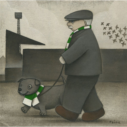 Celtic Gift Walkies Ltd Signed Football Print by Paine Proffitt | BWSportsArt