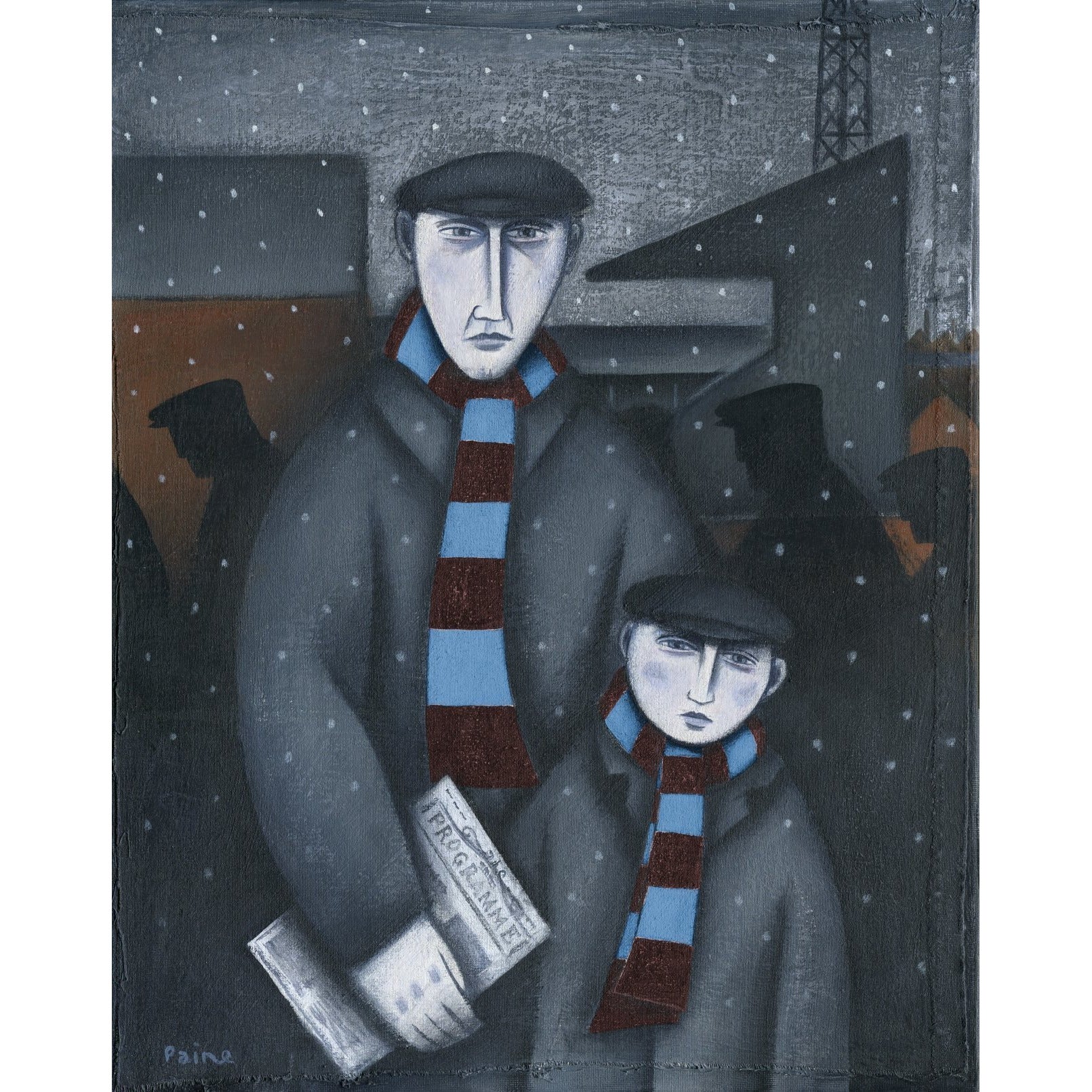 Aston Villa Gift - Every Saturday Limited Edition Football Print by Paine Proffitt | BWSportsArt