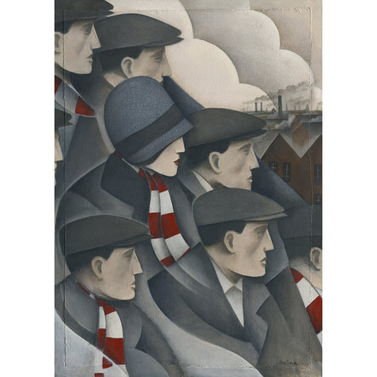 Bristol City The Crowd Ltd Edition Print by Paine Proffitt | BWSportsArt