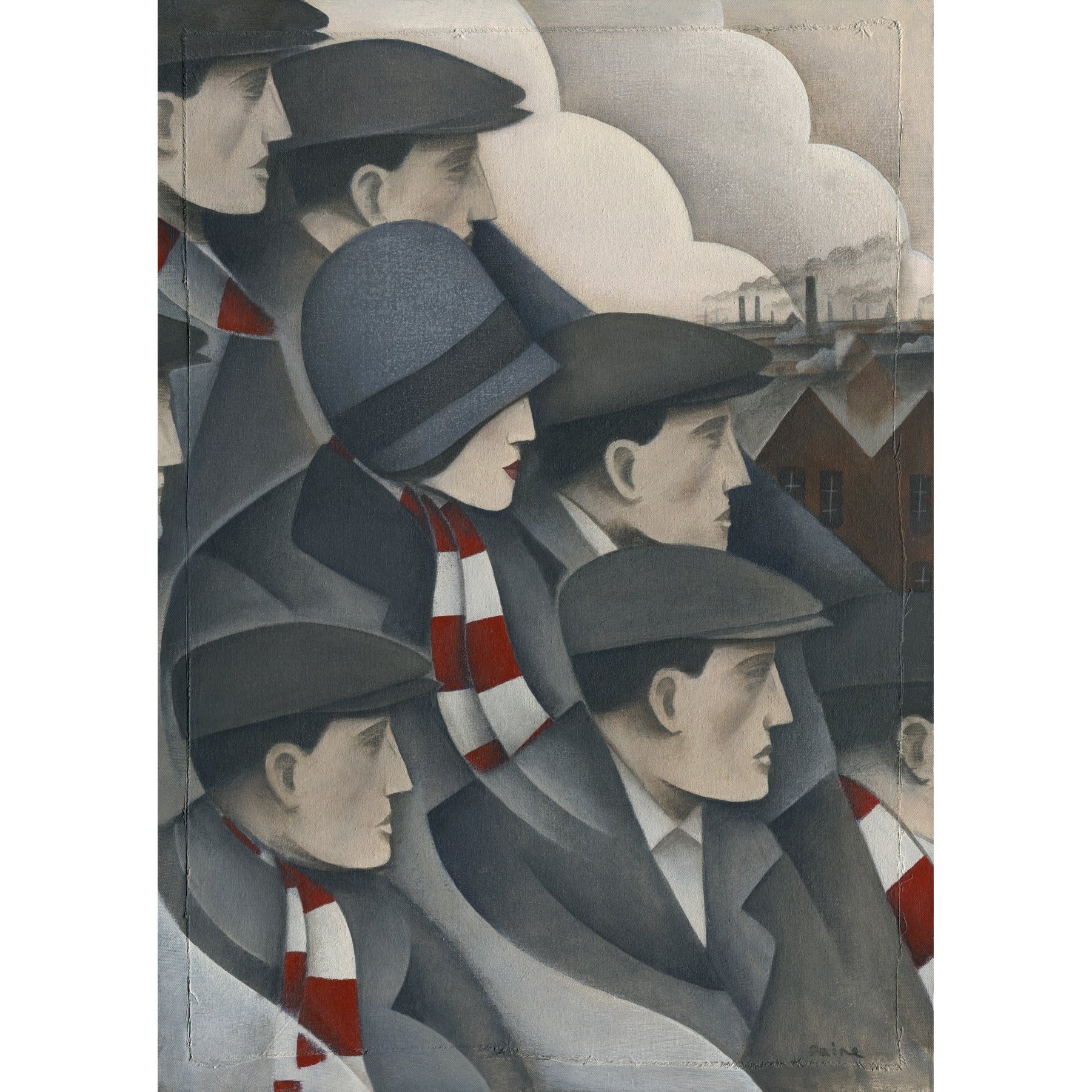 Rotherham The Crowd Ltd Edition Print by Paine Proffitt | BWSportsArt